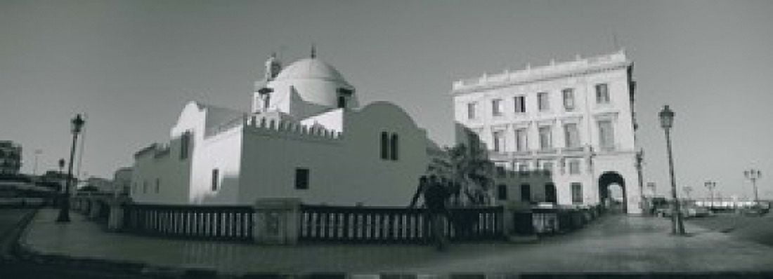 Low angle view of a mosque Jamaa-El-Jedid Algiers Algeria Canvas Art - Panoramic Images (18 x 7)