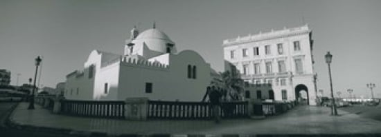 Low angle view of a mosque Jamaa-El-Jedid Algiers Algeria Canvas Art - Panoramic Images (36 x 13)