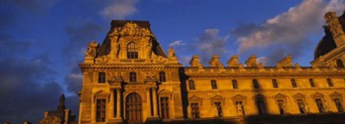 Low angle view of a palace Palais Du Louvre Paris France Canvas Art - Panoramic Images (18 x 7)