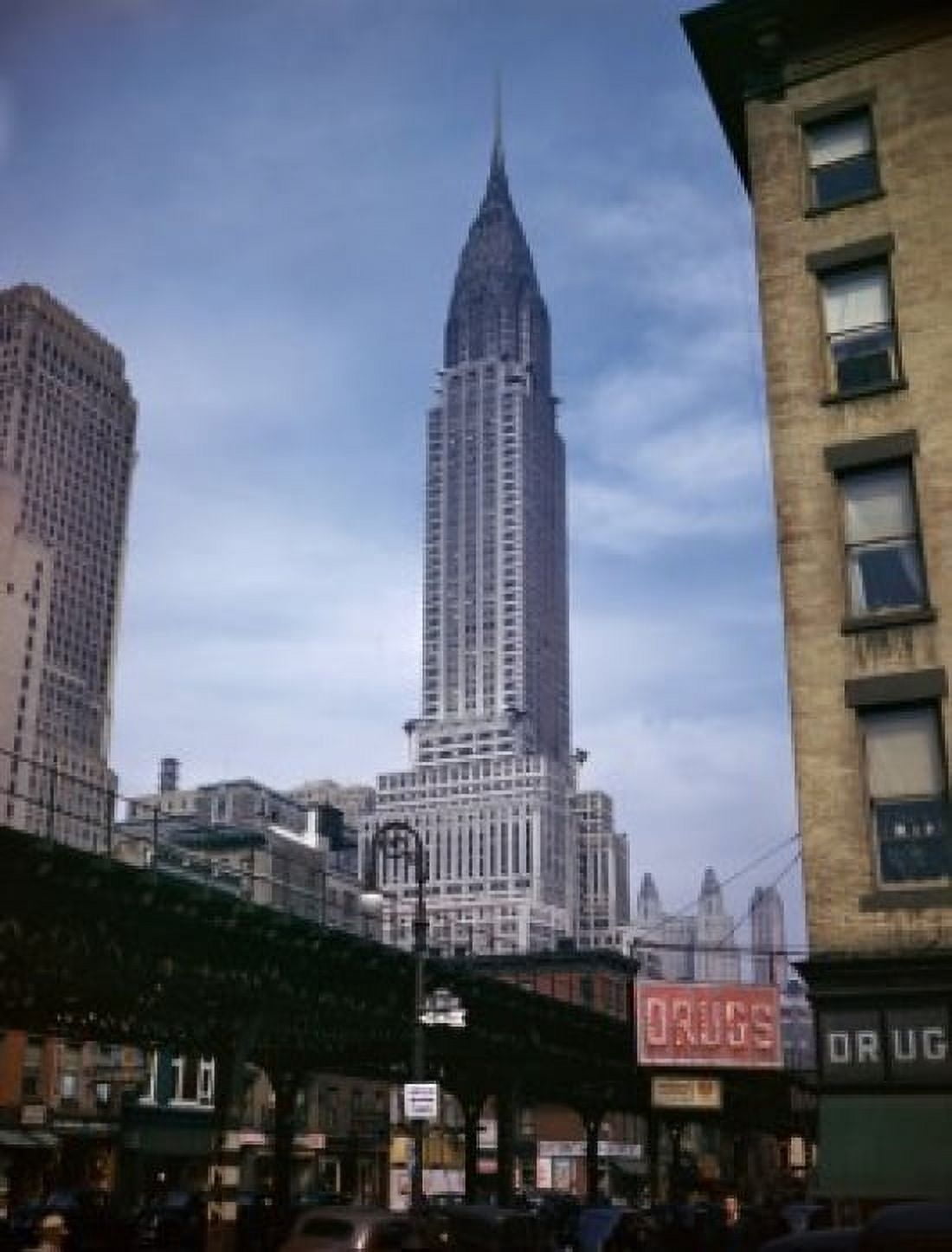 Low angle view of a skyscraper Chrysler Building Manhattan New York City New York USA Canvas Art - (18 x 24)