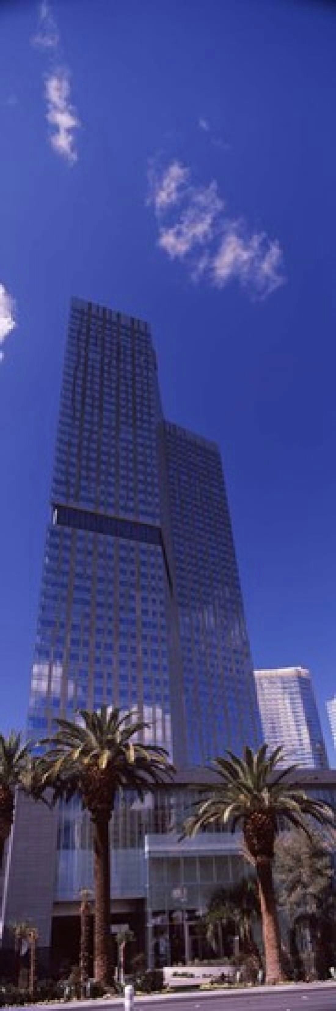 Low angle view of a skyscraper Citycenter The Strip Las Vegas Nevada USA 2010 Canvas Art - Panoramic Images (18 x 6)