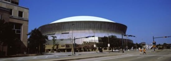 Low angle view of a stadium Louisiana Superdome New Orleans Louisiana USA Canvas Art - Panoramic Images (36 x 13)