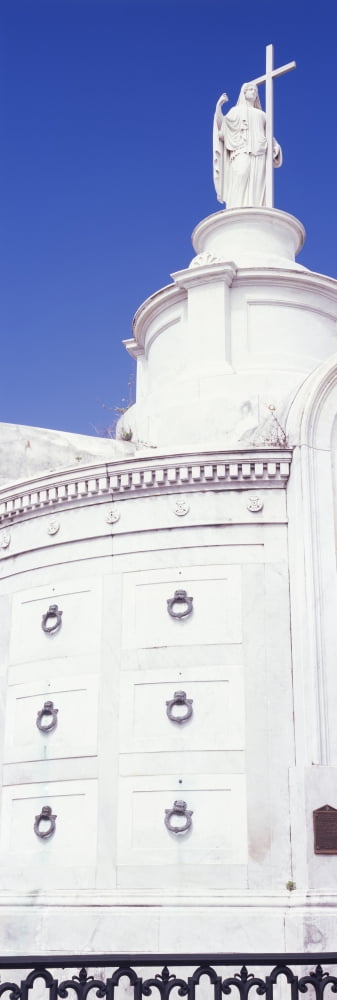 Low angle view of a statue St Louis Cemetery New Orleans Louisiana USA Canvas Art - Panoramic Images (27 x 9)