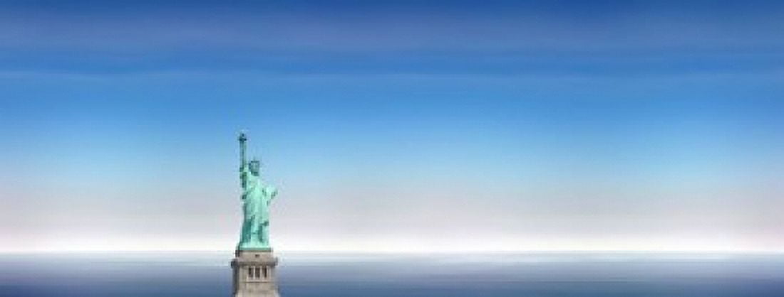 Low angle view of a statue Statue Of Liberty Manhattan New York City New York State USA Canvas Art - Panoramic Images (15 x 6)