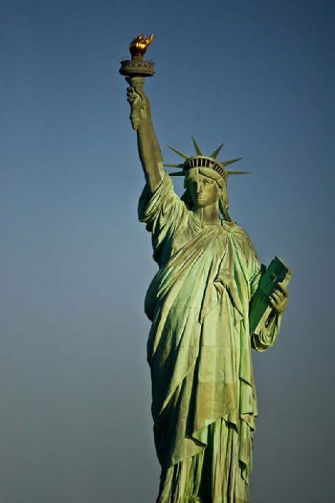 Low angle view of a statue Statue Of Liberty Manhattan New York City New York State USA Canvas Art - Panoramic Images (24 x 36)