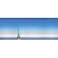 thumbnail image 1 of Low angle view of a statue, Statue Of Liberty, Manhattan, New York City, New York State, USA Poster Print (15 x 6), 1 of 1