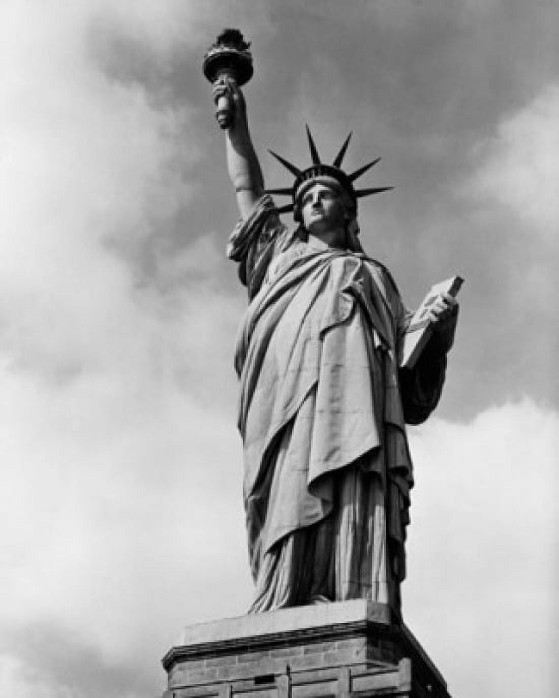 Low angle view of a statue Statue of Liberty New York City New York State USA Canvas Art - (24 x 36)