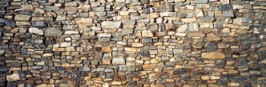 Low angle view of a stone wall New Mexico USA Canvas Art - Panoramic Images (36 x 12)