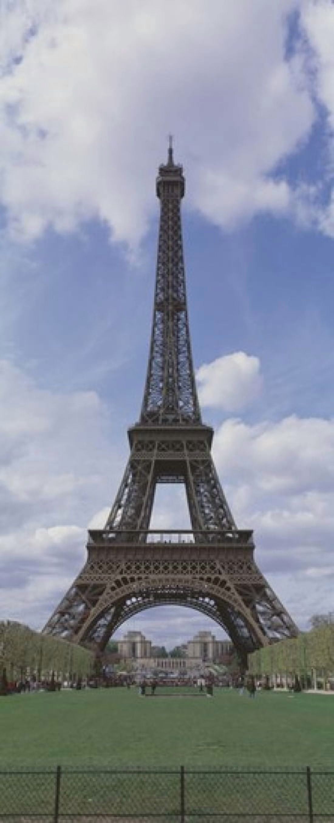 Low angle view of a tower Eiffel Tower Paris Ille-De-France France Canvas Art - Panoramic Images (30 x 12)