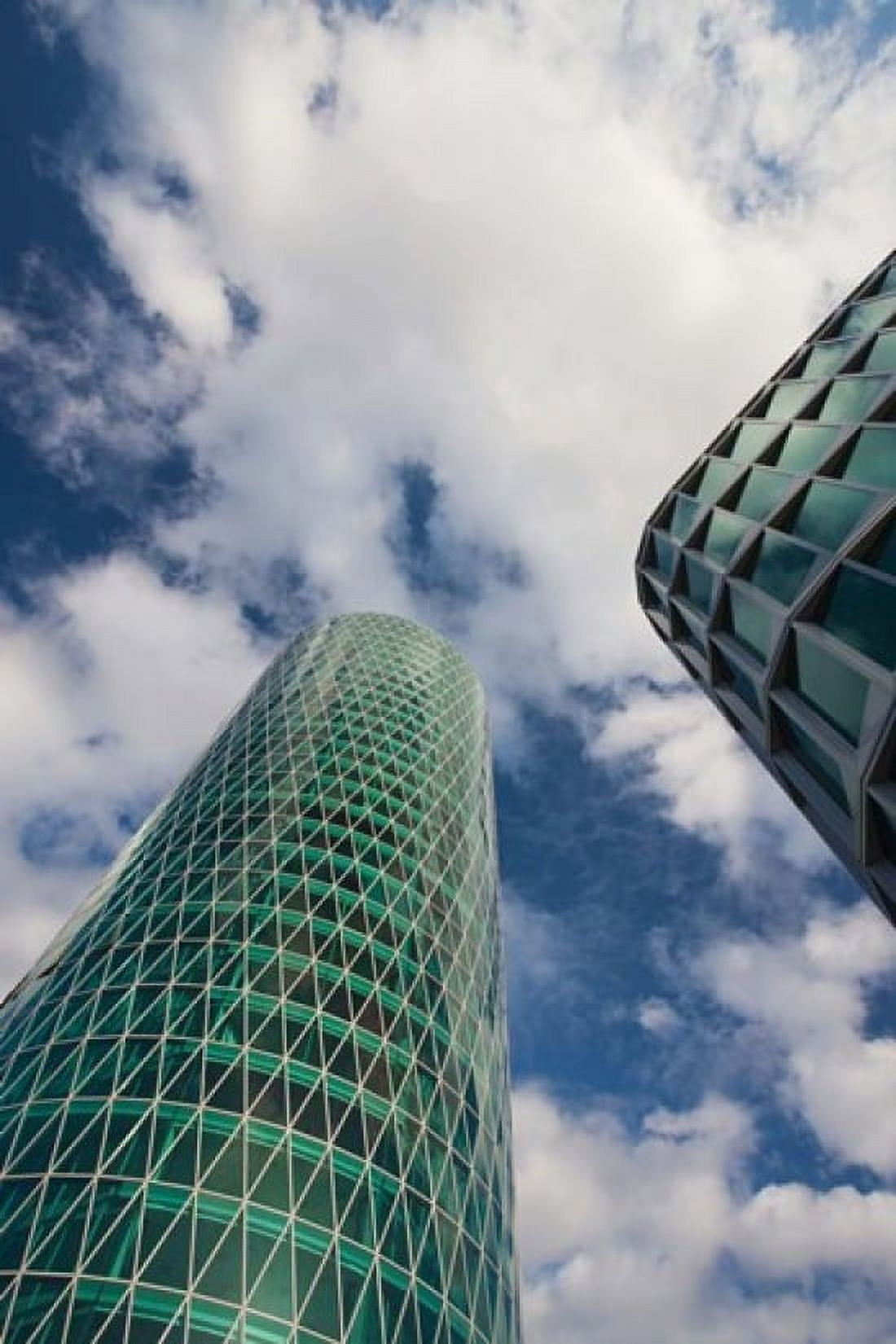 Low angle view of a tower Westhafen Tower Frankfurt Hesse Germany Canvas Art - Panoramic Images (24 x 36)