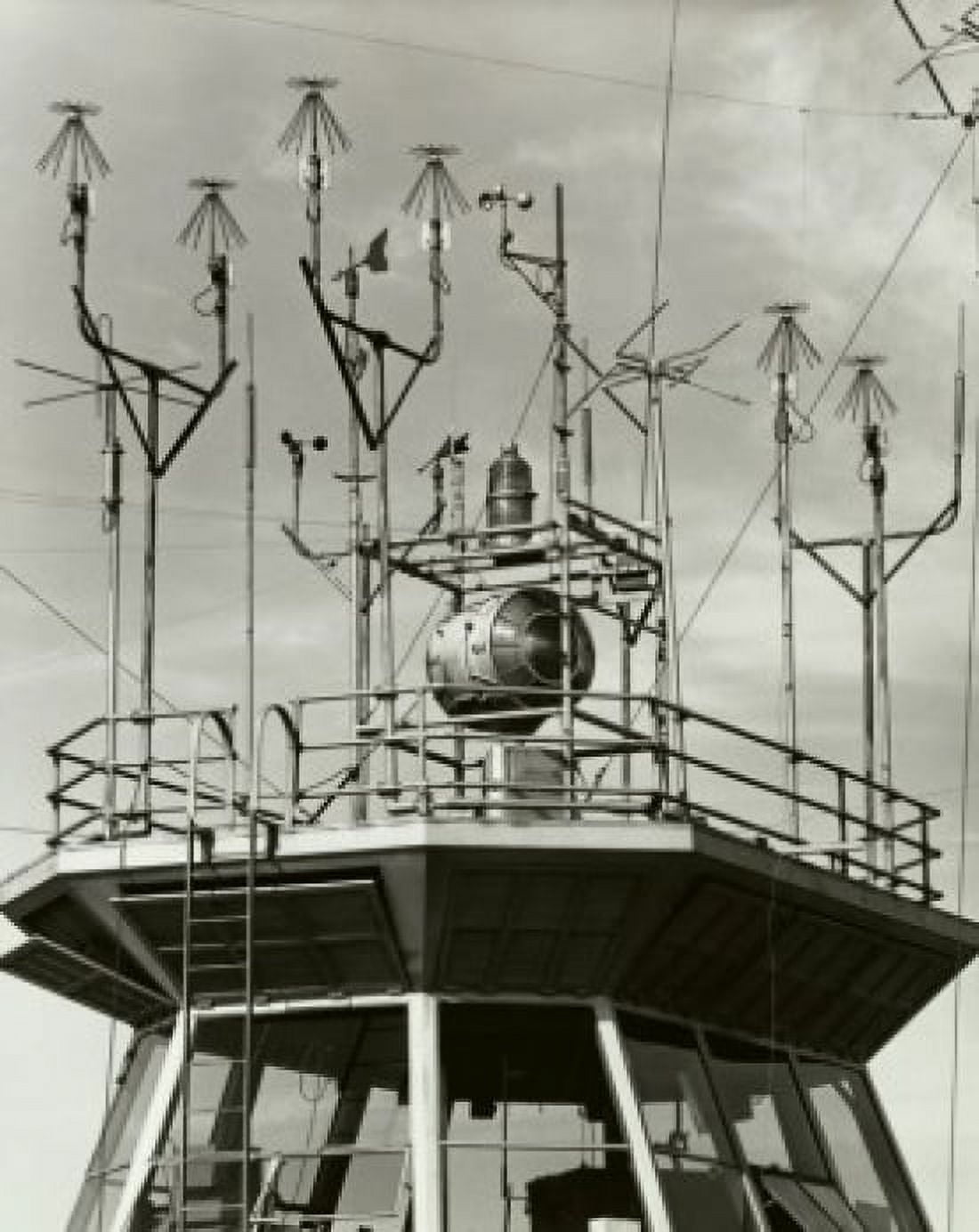Low angle view of an air traffic control tower Central Tower La Guardia Airport New York City New York USA Canvas Art - (18 x 24)