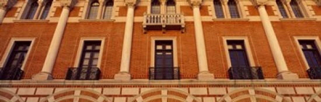Low angle view of an educational building Rice University Houston Texas USA Canvas Art - Panoramic Images (18 x 6)