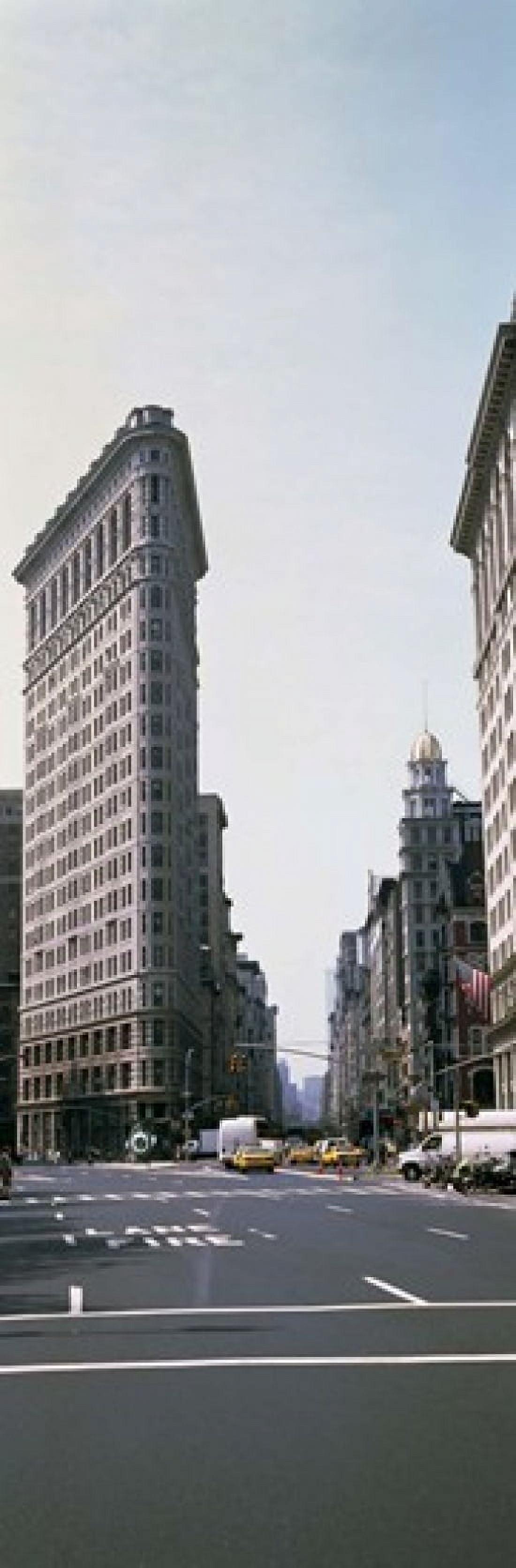 Low angle view of an office building Flatiron Building Manhattan New York City New York State USA Canvas Art - Panoramic Images (18 x 6)