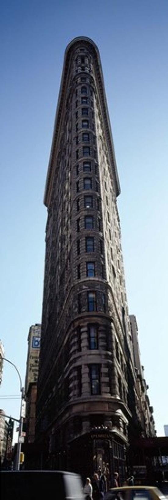 Low angle view of an office building Flatiron Building Manhattan New York City New York State USA Canvas Art - Panoramic Images (18 x 6)