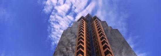 Low angle view of an office building Sacramento California USA Canvas Art - Panoramic Images (36 x 13)
