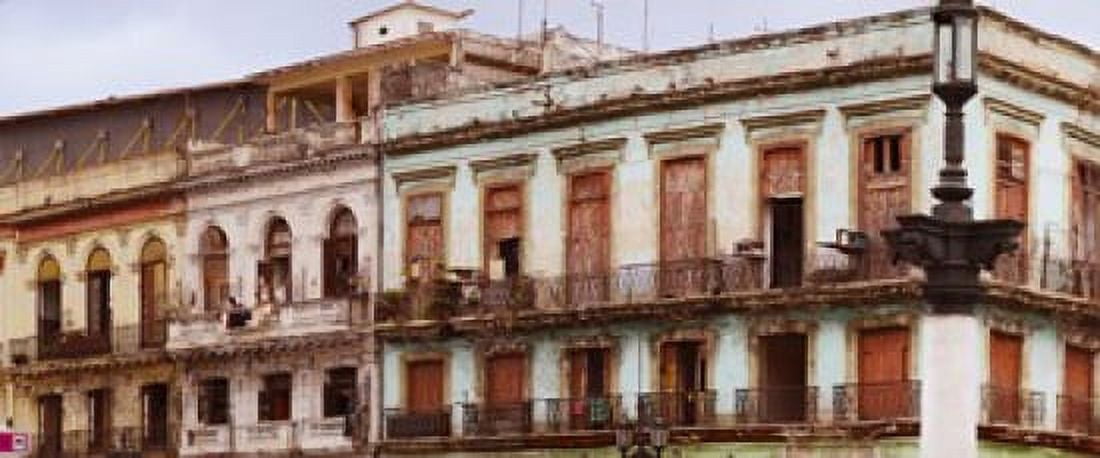 Low angle view of buildings Havana Cuba Canvas Art - Panoramic Images (15 x 6)