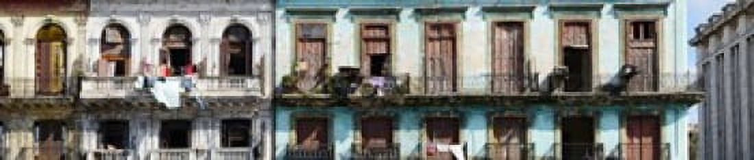 Low angle view of buildings Havana Cuba Canvas Art - Panoramic Images (44 x 10)