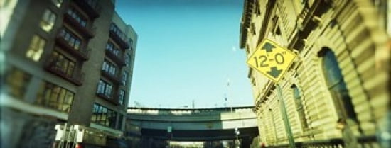 Low angle view of buildings in a city Williamsburg Brooklyn New York City New York State USA Canvas Art - Panoramic Images (30 x 12)