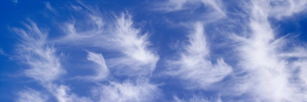 Low angle view of cirrus clouds in the sky La Jolla San Diego San Diego County California USA Canvas Art - Panoramic Images (12 x 36)
