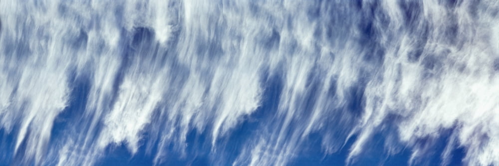 Low angle view of cirrus clouds in the sky La Jolla San Diego San Diego County California USA Canvas Art - Panoramic Images (12 x 36)