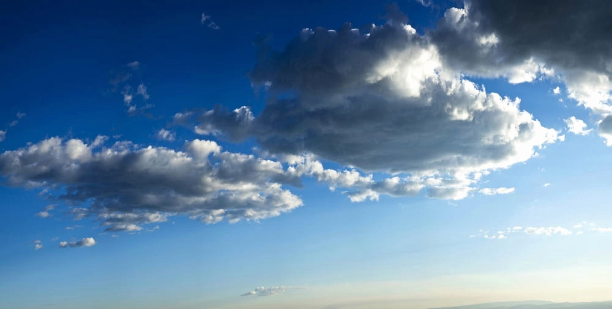 Low angle view of cloudy sky Taos Taos County New Mexico USA Canvas Art - Panoramic Images (9 x 18)