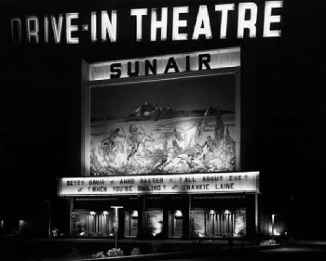 Low angle view of drive-in Palm Springs California USA Canvas Art - (18 x 24)