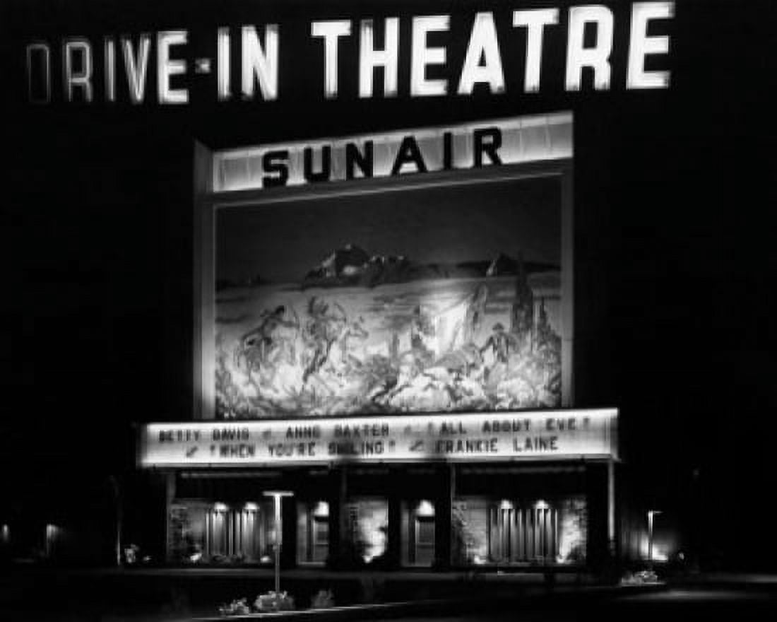 Low angle view of drive-in Palm Springs California USA Canvas Art - (24 x 36)