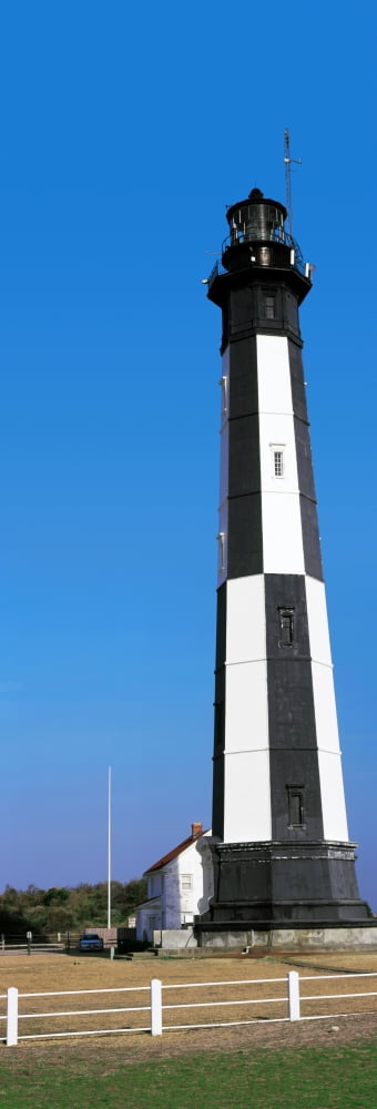 Low angle view of lighthouse Cape Henry Lighthouse Virginia Beach Virginia USA Canvas Art - Panoramic Images (36 x 12)