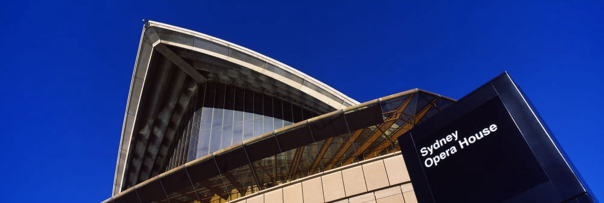 Low angle view of opera house Sydney Opera House Sydney New South Wales Australia Canvas Art - Panoramic Images (27 x 9)