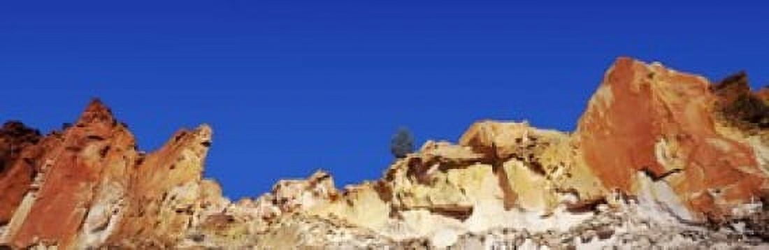 Low angle view of rock formations Rainbow Valley Conservation Reserve Northern Territory Australia Canvas Art - Panoramic Images (18 x 6)