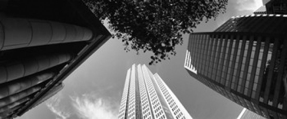 Low angle view of skyscrapers San Francisco California USA Canvas Art - Panoramic Images (30 x 13)