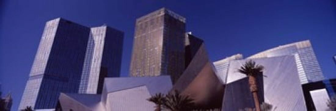 Low angle view of skyscrapers in a city Citycenter The Strip Las Vegas Nevada USA 2010 Canvas Art - Panoramic Images (18 x 6)