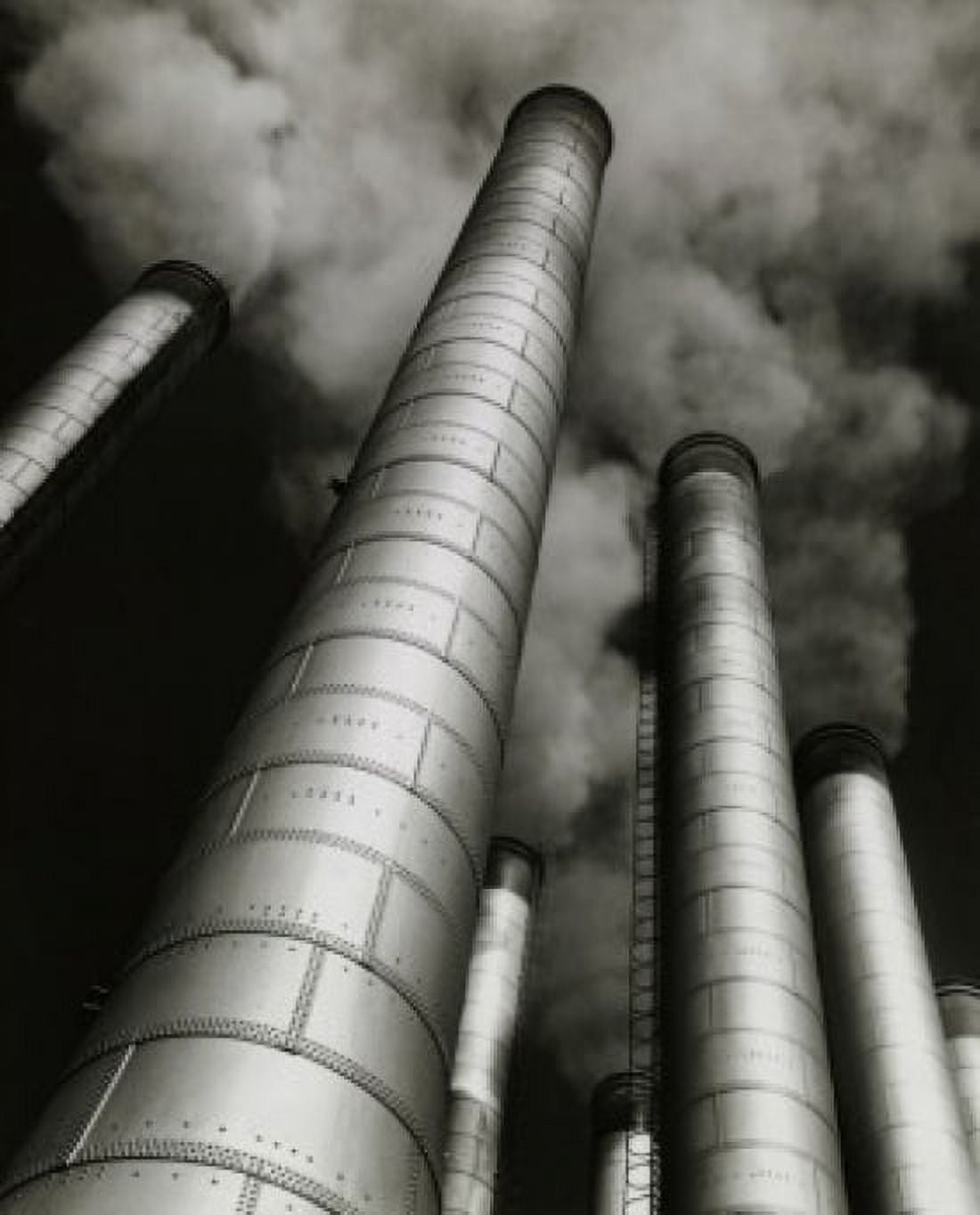 Low angle view of smoke stacks Canvas Art - (18 x 24)