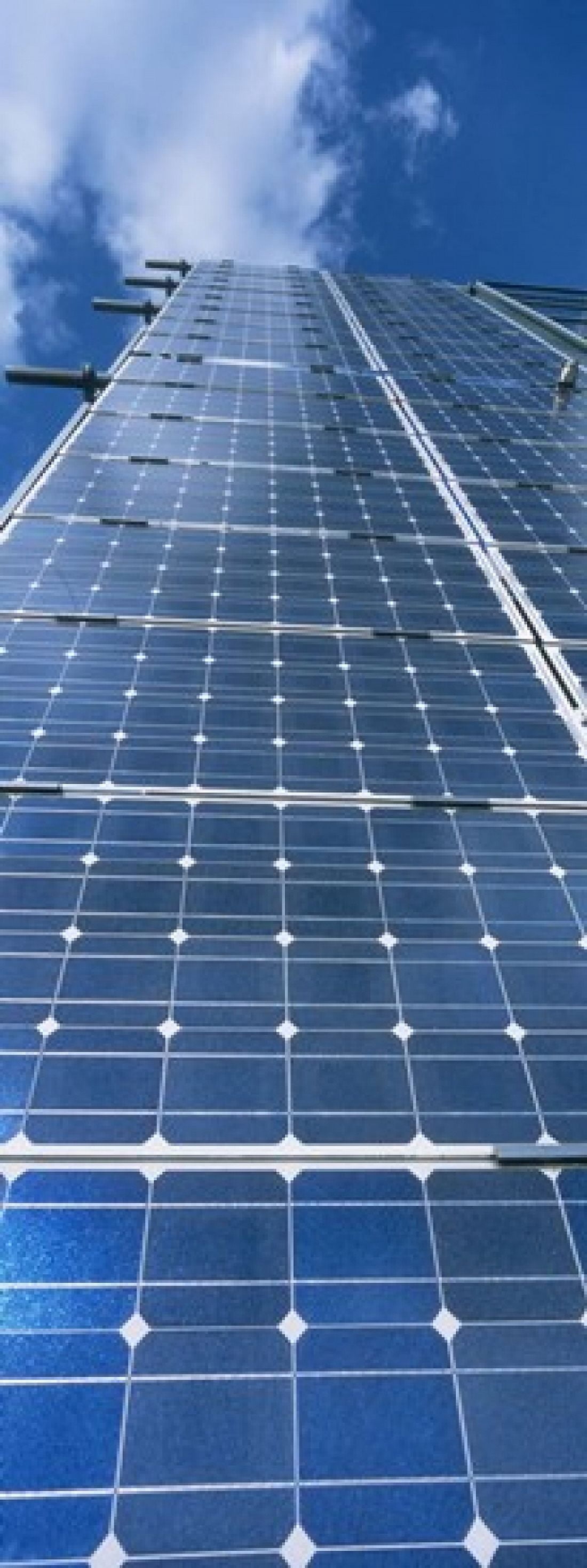 Low angle view of solar panels Germany Canvas Art - Panoramic Images (15 x 6)