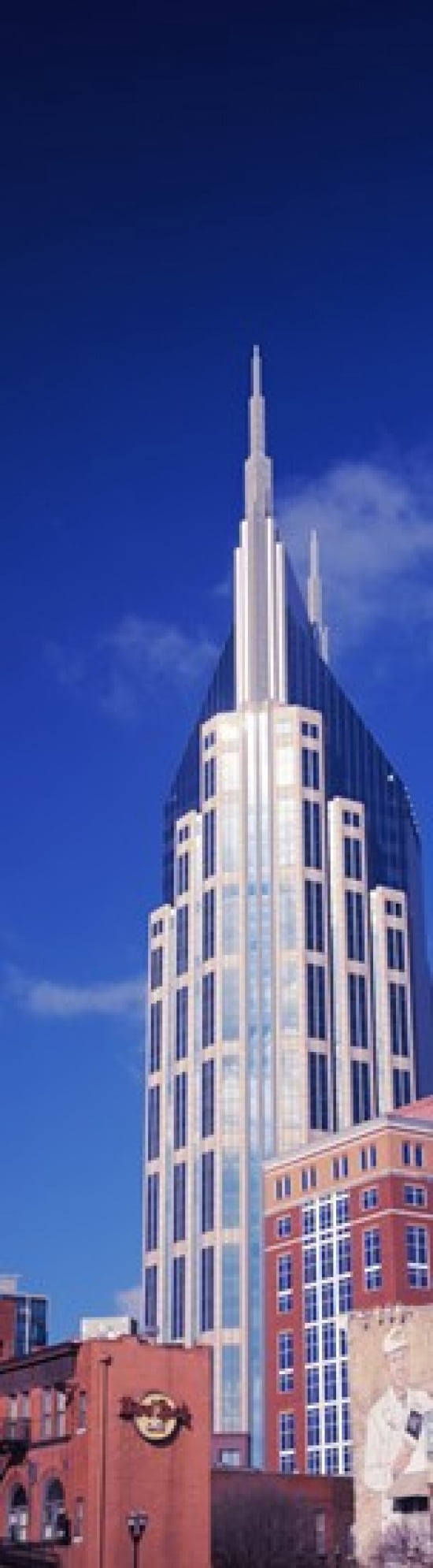 Low angle view of the BellSouth Building in Nashville Tennessee USA Canvas Art - Panoramic Images (21 x 6)
