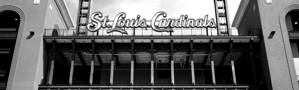 Low angle view of the Busch Stadium in St Louis Missouri USA Canvas Art - Panoramic Images (5 x 15)