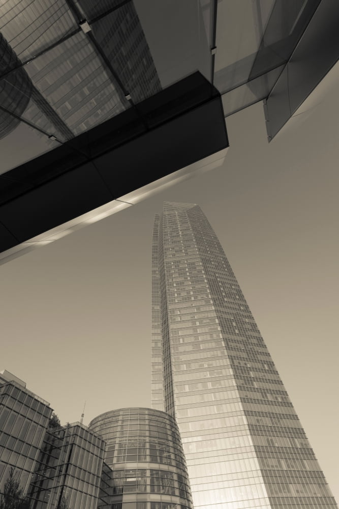 Low angle view of the Devon Tower Oklahoma City Oklahoma USA Canvas Art - Panoramic Images (18 x 24)