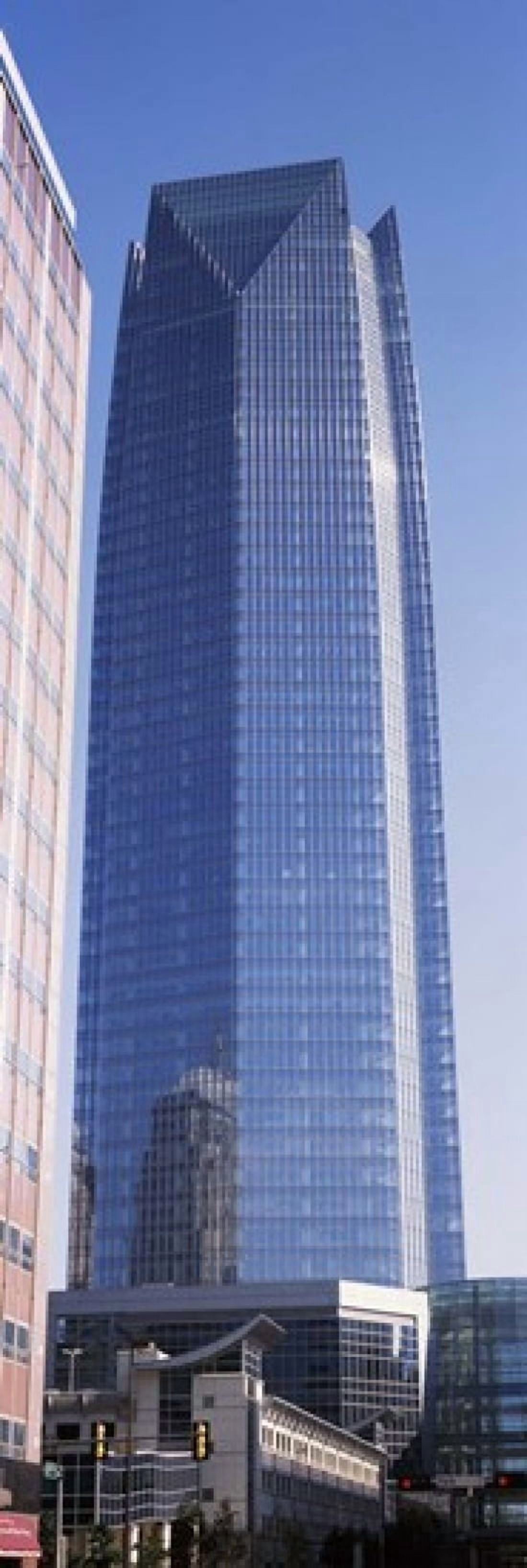 Low angle view of the Devon Tower Oklahoma City Oklahoma USA Canvas Art - Panoramic Images (18 x 6)