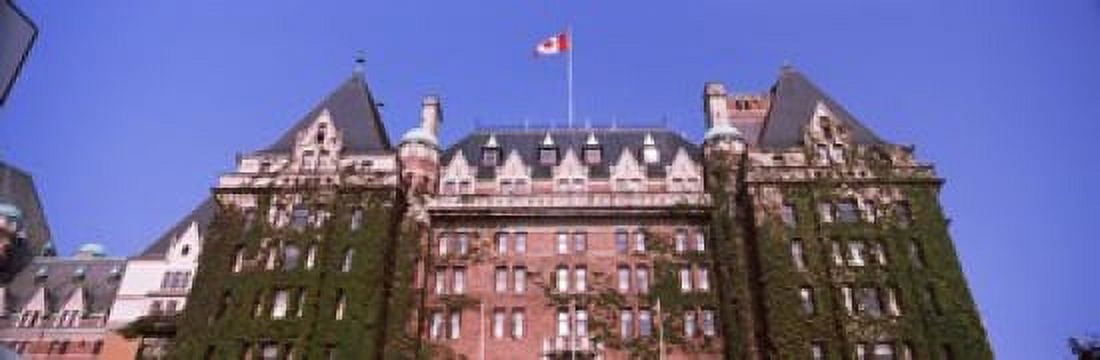 Low angle view of the Empress Hotel Victoria Vancouver Island British Columbia Canada Canvas Art - Panoramic Images (36 x 12)