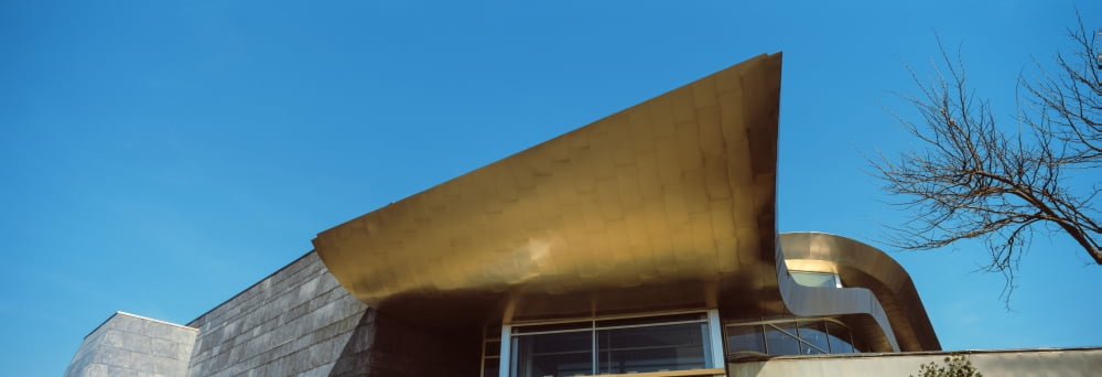 Low angle view of the Hunter Museum of American Art Chattanooga Tennessee USA Canvas Art - Panoramic Images (27 x 9)