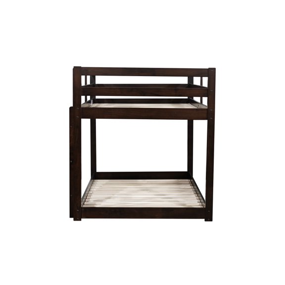 Low - height Twin over Twin Loft Bed / Versatile Space Utilization in Bedroom