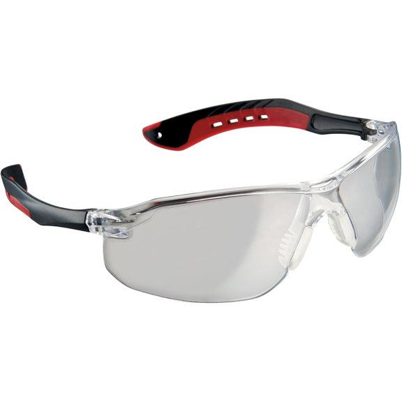 Low-profile Safety Glasses with Scratch-resistant Lenses and Temple Design