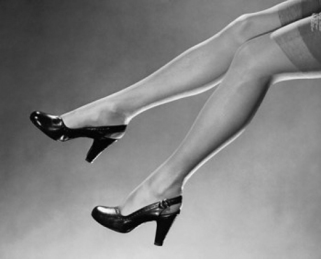 Low section view of a woman wearing high heels Canvas Art - (18 x 24)