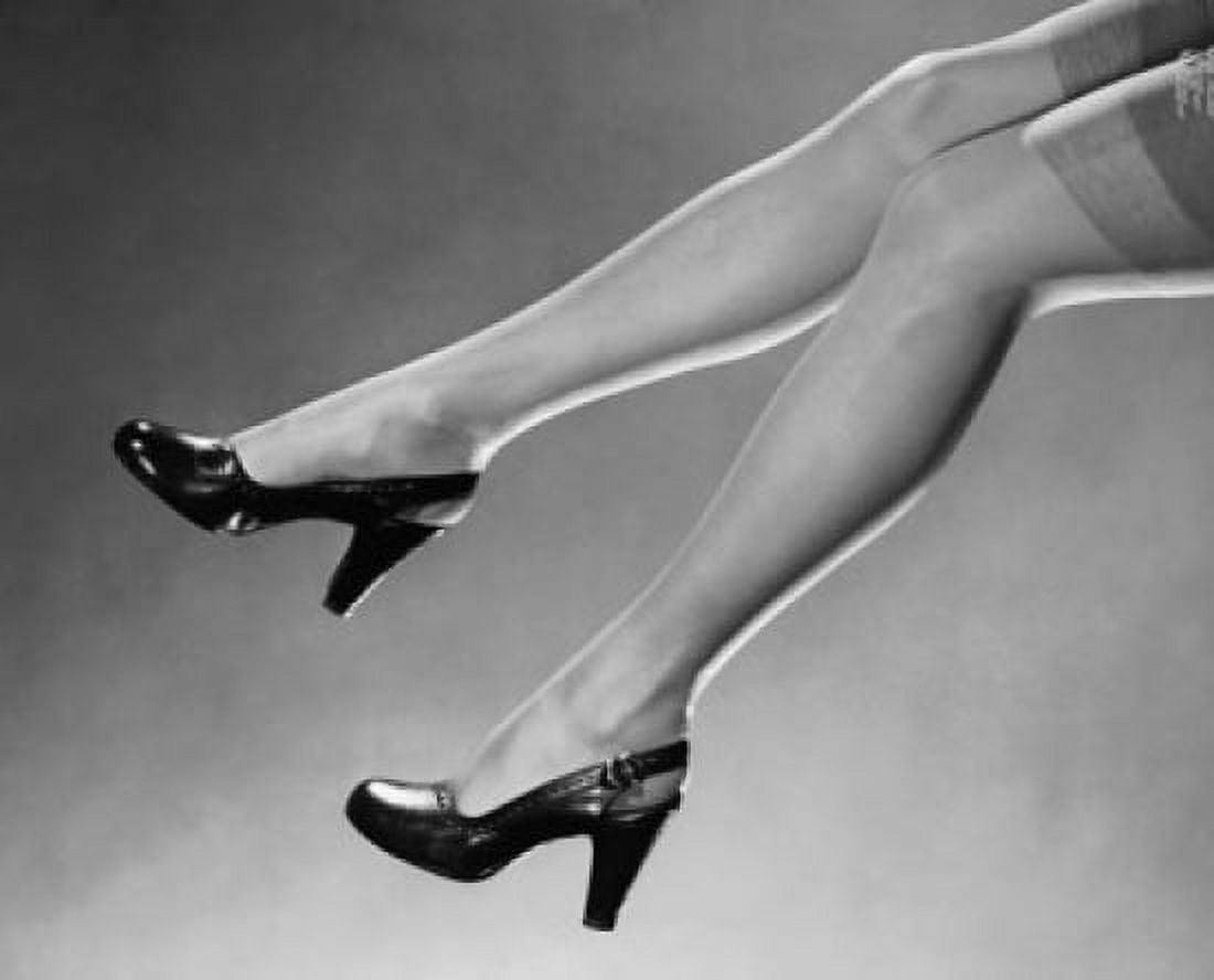 Low section view of a woman wearing high heels Canvas Art - (24 x 36)