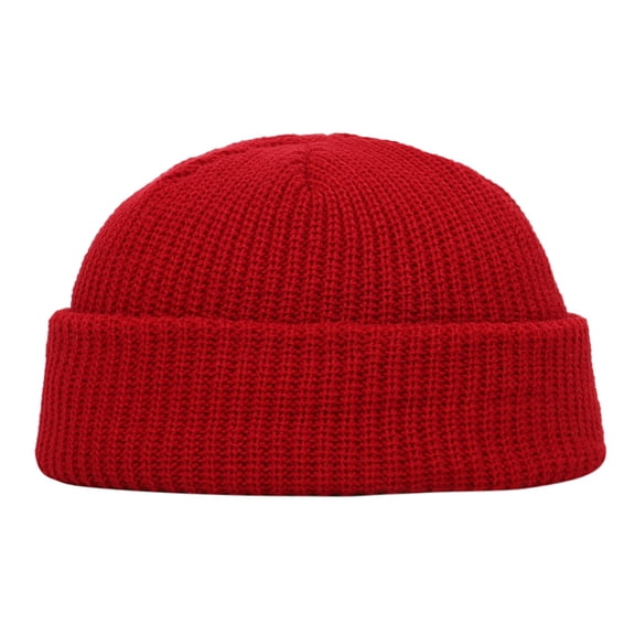 LowProfile Beanie Hat Winter Fashion Unisex Keep Warm Casual Knitted Wool Hemming Ski Cap Hats