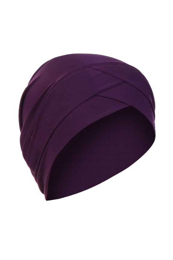 Head Wraps for Women Beanie Hat Turban Muslim Scarf Solid Ruffle Wrap Baseball Mens Winter Caps