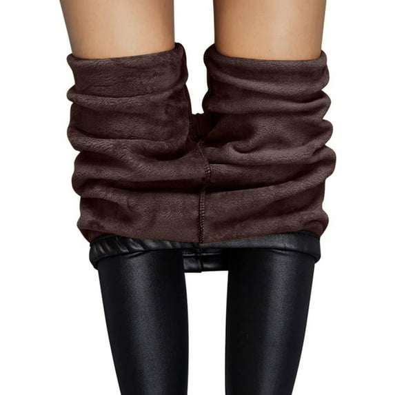 LowProfile High Waist Leggings for Women Plus Size Faux Leather Stretch ed Pleather Pu & Warm Casual Pants 3XL