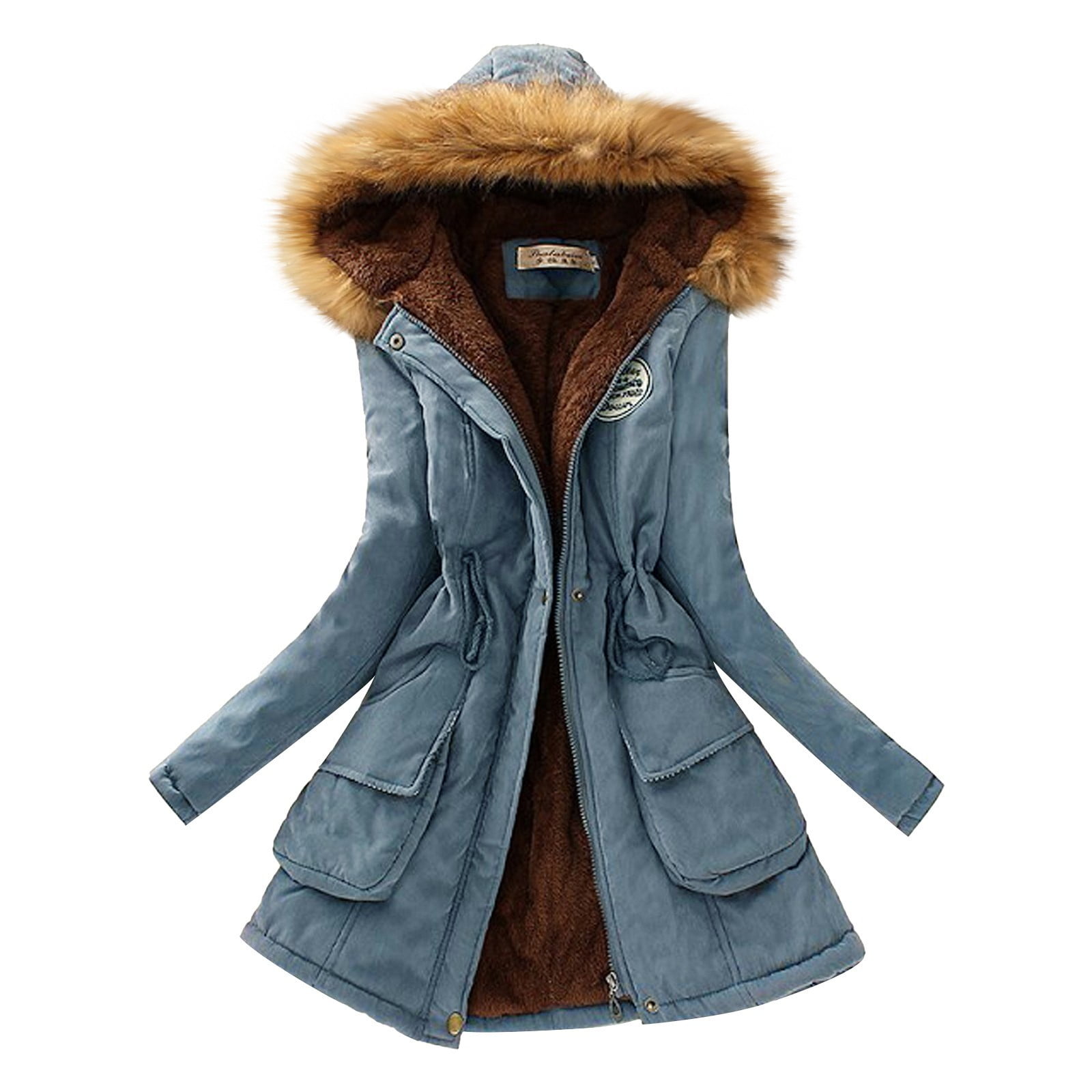Manteau Double Boutonnage MAURICES - Taille L Femme - Couleur Reddish Persimmon - Occasion Très Bon État