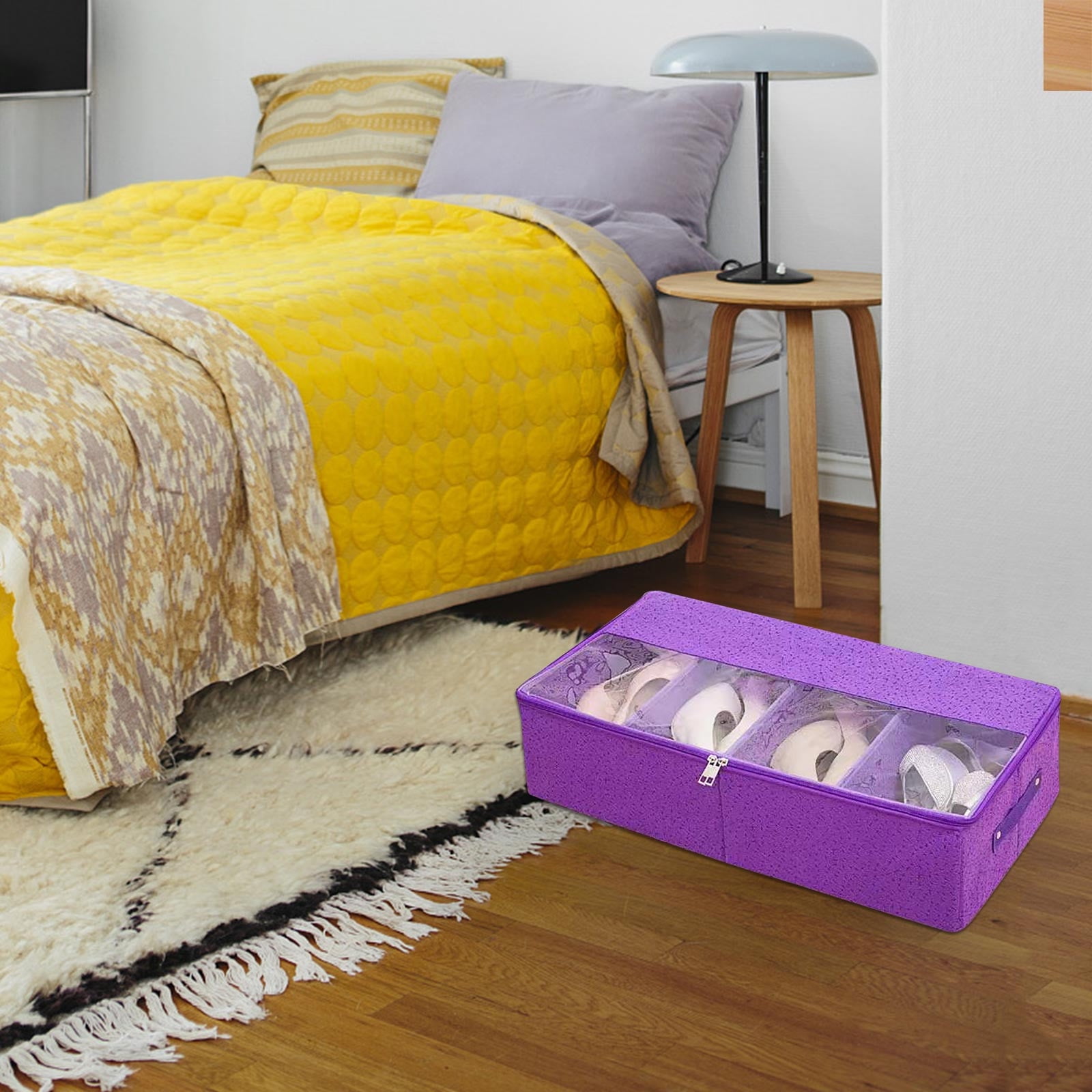 LowProfile Organization and Storage Transparent Shoe Box Box Space