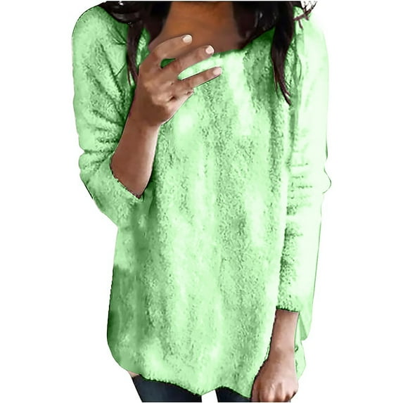 LowProfile Pullover Sweaters for Women Plus Size Long Sleeve Casual Tops Crew Neck Thin Fashion Winter Fall Knit Sweater